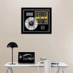 RARE-T Limited Edition Frames George Carlin - Jammin' In New York Platinum LP Limited Signature Edition Studio Licensed Custom Frame