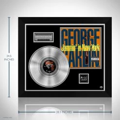 RARE-T Limited Edition Frames George Carlin - Jammin' In New York Platinum LP Limited Signature Edition Studio Licensed Custom Frame 12 RARE-T Limited Edition Frames George Carlin - Jammin' In New York Platinum LP Limited Signature Edition Studio Licensed Custom Frame