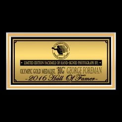 RARE-T George Foreman Photo Limited Signature Edition Studio Licensed Custom Frame