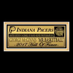 RARE-T Indiana Pacers - George McGinnis Photo Limited Signature Edition Studio Licensed Custom Frame Sports Memorabilia 11 RARE-T Indiana Pacers - George McGinnis Photo Limited Signature Edition Studio Licensed Custom Frame Sports Memorabilia