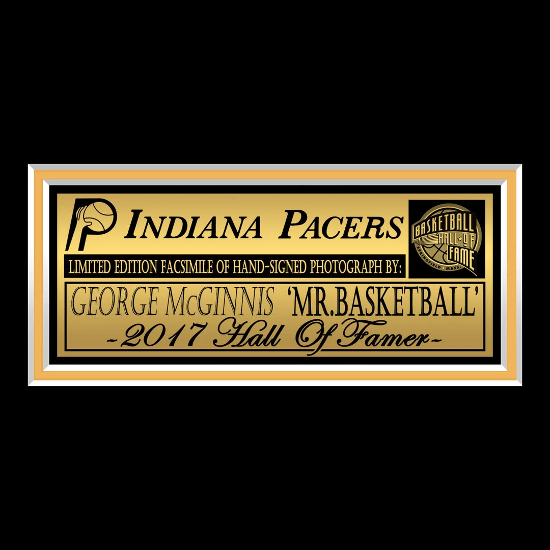 RARE-T Indiana Pacers - George McGinnis Photo Limited Signature Edition Studio Licensed Custom Frame Sports Memorabilia 5 RARE-T Indiana Pacers - George McGinnis Photo Limited Signature Edition Studio Licensed Custom Frame Sports Memorabilia