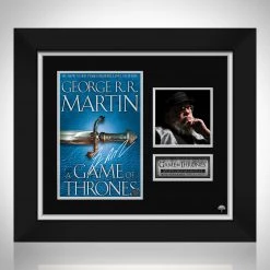 RARE-T Limited Edition Frames Game Of Thrones Book Cover Photo Limited Signature Edition Studio Licensed Custom Frame
