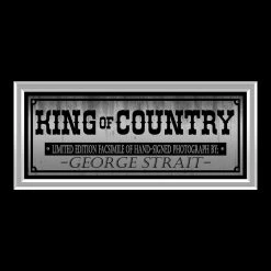 RARE-T Limited Edition Frames George Strait Photo Limited Signature Edition Studio Licensed Custom Frame