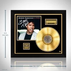RARE-T George Thorogood And The Destroyers Bad To The Bone Gold LP Limited Signature Edition Studio Licensed Custom Frame Limited Edition Frames