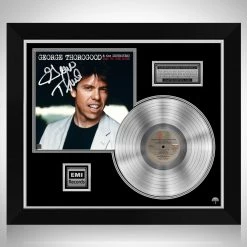 RARE-T George Thorogood And The Destroyers - Bad To The Bone Platinum LP Limited Signature Edition Studio Licensed Custom Frame Limited Edition Frames
