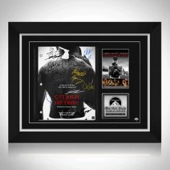 RARE-T Get Rich Or Die Tryin’ Script Limited Signature Edition Studio Licensed Custom Frame Limited Edition Frames