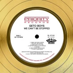 RARE-T Limited Edition Frames Geto Boys - We Can't Be Stopped Gold LP Limited Signature Edition Studio Licensed Custom Frame