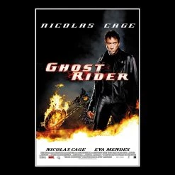 RARE-T Ghost Rider Script Limited Signature Edition Studio Licensed Custom Frame Limited Edition Frames