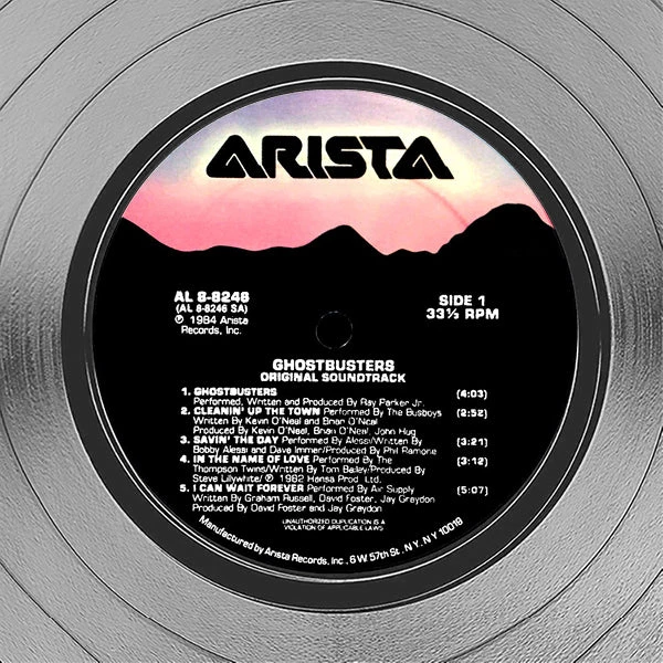 RARE-T Ghostbusters Original Soundtrack Platinum LP Limited Signature Edition Custom Frame Limited Edition Frames 5 RARE-T Ghostbusters Original Soundtrack Platinum LP Limited Signature Edition Custom Frame Limited Edition Frames