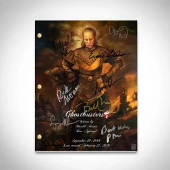 RARE-T Ghostbusters 2 Script Limited Signature Edition Studio Licensed Custom Frame Limited Edition Frames
