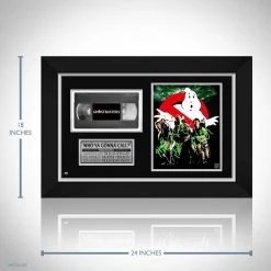 RARE-T Ghostbusters Photo & VHS Limited Signature Edition Studio Licensed Custom Frame Limited Edition Frames