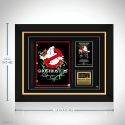 RARE-T Ghostbusters Script Limited Signature Edition Studio Licensed Custom Frame