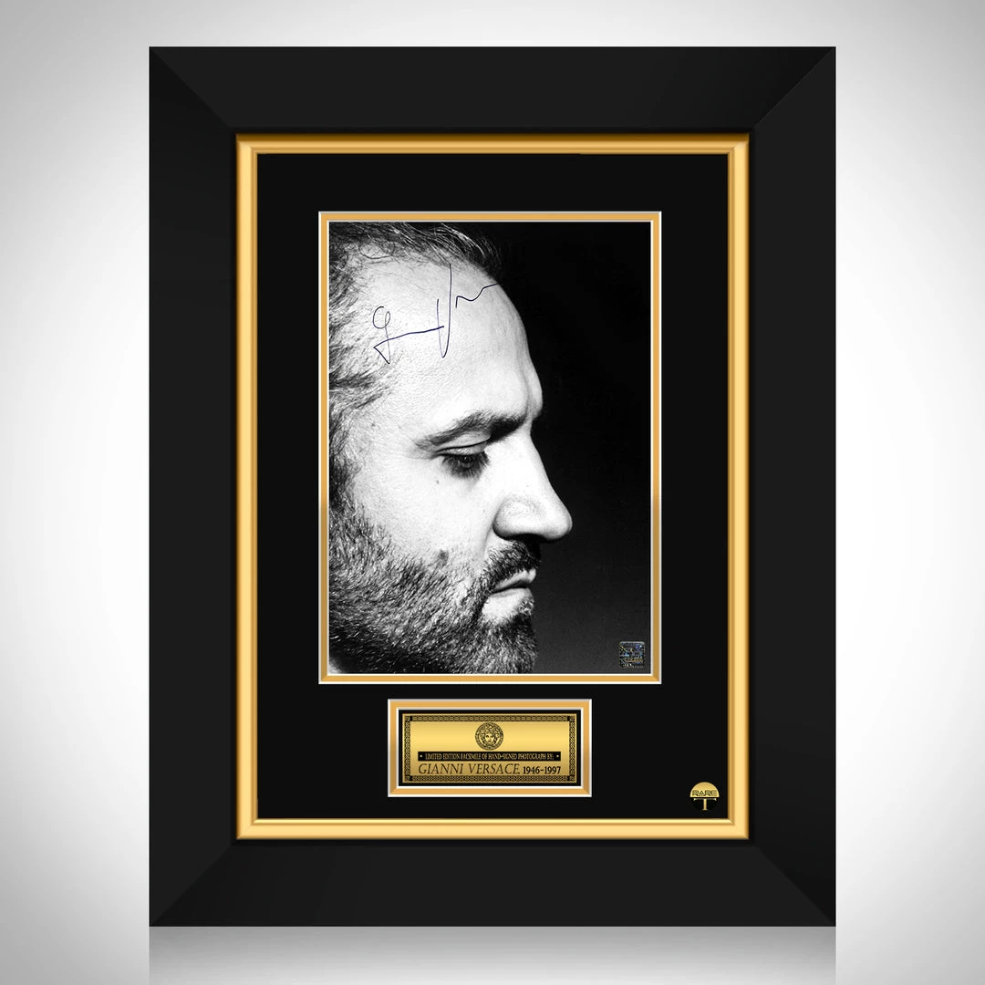RARE-T Gianni Versace Memorial Photo Limited Signature Edition Studio Licensed Custom Frame 1 RARE-T Gianni Versace Memorial Photo Limited Signature Edition Studio Licensed Custom Frame