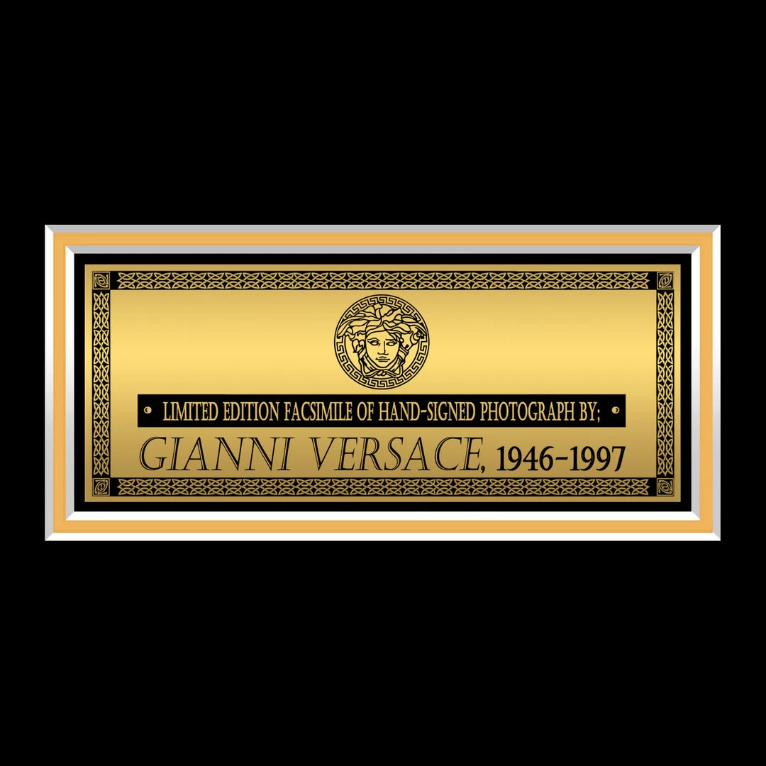 RARE-T Gianni Versace Memorial Photo Limited Signature Edition Studio Licensed Custom Frame 5 RARE-T Gianni Versace Memorial Photo Limited Signature Edition Studio Licensed Custom Frame