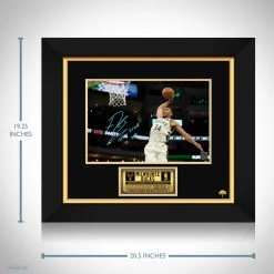 RARE-T Sports Memorabilia Milwaukee Bucks - Giannis Antetokounmpo Photo Limited Signature Edition Licensed Custom Frame