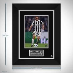 RARE-T Giorgio Chiellini Juventus Photo Limited Signature Edition Licensed Custom Frame