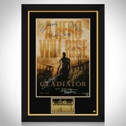 RARE-T Limited Edition Frames Gladiator Mini Poster Limited Signature Edition Custom Frame