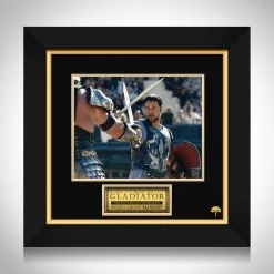 RARE-T Limited Edition Frames Gladiator Maximus Fighting Photo Limited Signature Edition Studio Licensed Custom Frame
