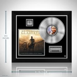 RARE-T Gladiator Movie Soundtrack Platinum LP Limited Signature Edition Studio Licensed Custom Frame Limited Edition Frames 12 RARE-T Gladiator Movie Soundtrack Platinum LP Limited Signature Edition Studio Licensed Custom Frame Limited Edition Frames