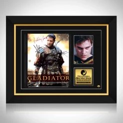 RARE-T Limited Edition Frames Gladiator Movie Script Limited Signature Edition Studio Licensed Custom Frame