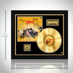 RARE-T Glee The Music Gold LP Limited Signature Edition Studio Licensed Custom Frame