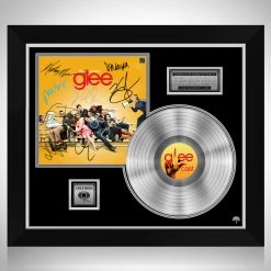 RARE-T Glee - The Music Platinum LP Limited Signature Edition Studio Licensed Custom Frame Limited Edition Frames