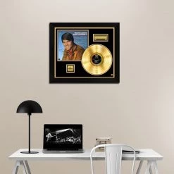 RARE-T Glen Campbell - Wichita Lineman Gold LP Limited Signature Edition Studio Licensed Custom Frame