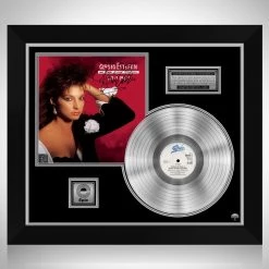 RARE-T Gloria Estefan & Miami Sound Machine - Let It Loose Platinum LP Limited Signature Edition Studio Licensed Custom Frame Limited Edition Frames