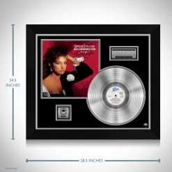RARE-T Gloria Estefan & Miami Sound Machine - Let It Loose Platinum LP Limited Signature Edition Studio Licensed Custom Frame Limited Edition Frames