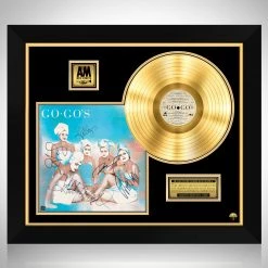 RARE-T Limited Edition Frames The Go-Go's - Beauty And The Beat Gold LP Limited Signature Edition Studio Licensed Custom Frame