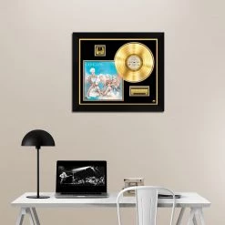 RARE-T Limited Edition Frames The Go-Go's - Beauty And The Beat Gold LP Limited Signature Edition Studio Licensed Custom Frame