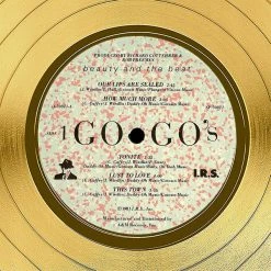 RARE-T Limited Edition Frames The Go-Go's - Beauty And The Beat Gold LP Limited Signature Edition Studio Licensed Custom Frame