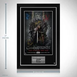 RARE-T Limited Edition Frames Game Of Thrones Mini Poster Limited Signature Edition Studio Licensed Custom Frame