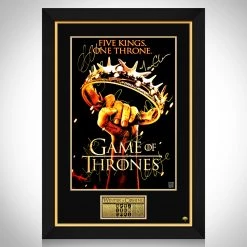 RARE-T Limited Edition Frames Game Of Thrones Crown Limited Signature Edition Studio Licensed Mini Poster Custom Frame