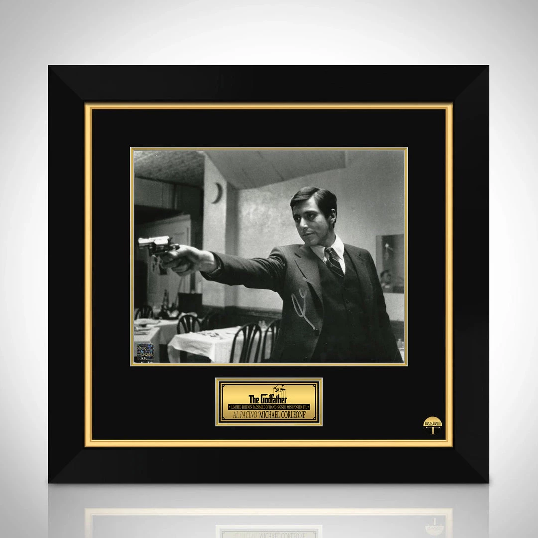 RARE-T Limited Edition Frames The Godfather - Michael Corleone Limited Signature Edition Studio Licensed Movie Mini Poster Custom Frame 1 RARE-T Limited Edition Frames The Godfather - Michael Corleone Limited Signature Edition Studio Licensed Movie Mini Poster Custom Frame