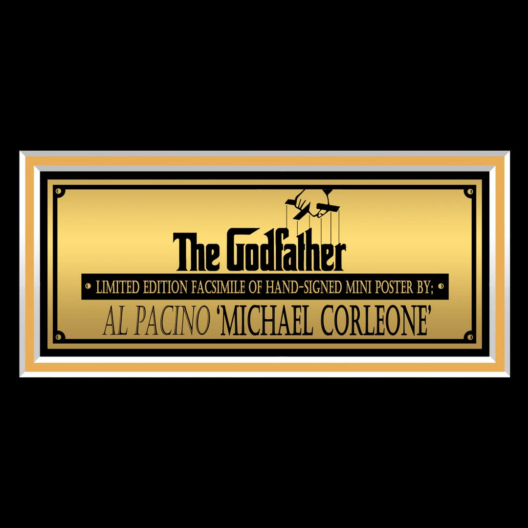 RARE-T Limited Edition Frames The Godfather - Michael Corleone Limited Signature Edition Studio Licensed Movie Mini Poster Custom Frame 4 RARE-T Limited Edition Frames The Godfather - Michael Corleone Limited Signature Edition Studio Licensed Movie Mini Poster Custom Frame