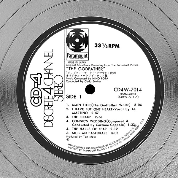 Rare-T The Godfather - Soundtrack Platinum LP Limited Signature Edition Studio Licensed Custom Frame 7 Rare-T The Godfather - Soundtrack Platinum LP Limited Signature Edition Studio Licensed Custom Frame