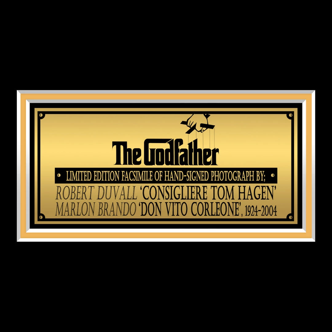 RARE-T Limited Edition Frames The Godfather - Don Vito Corleone & Tom Hagen Photograph Limited Signature Edition Studio Licensed Custom Frame 5 RARE-T Limited Edition Frames The Godfather - Don Vito Corleone & Tom Hagen Photograph Limited Signature Edition Studio Licensed Custom Frame