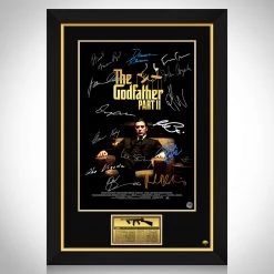 RARE-T The Godfather Part II Mini Poster Limited Signature Edition Studio Licensed Custom Frame NEW