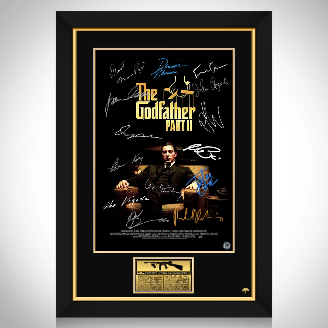 RARE-T The Godfather Part II Mini Poster Limited Signature Edition Studio Licensed Custom Frame NEW 1 RARE-T The Godfather Part II Mini Poster Limited Signature Edition Studio Licensed Custom Frame NEW
