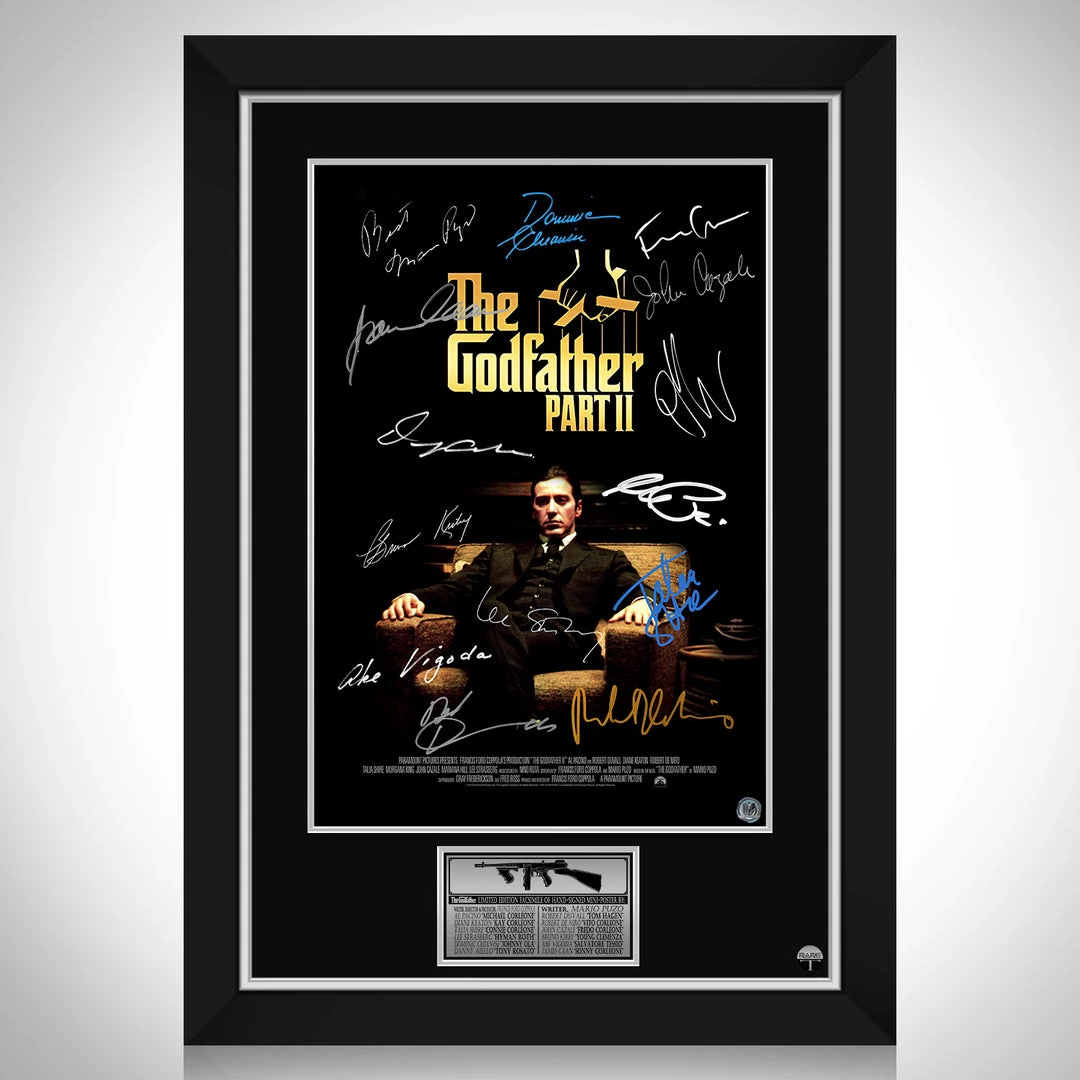 RARE-T The Godfather Part II Mini Poster Limited Signature Edition Studio Licensed Custom Frame NEW 9 RARE-T The Godfather Part II Mini Poster Limited Signature Edition Studio Licensed Custom Frame NEW