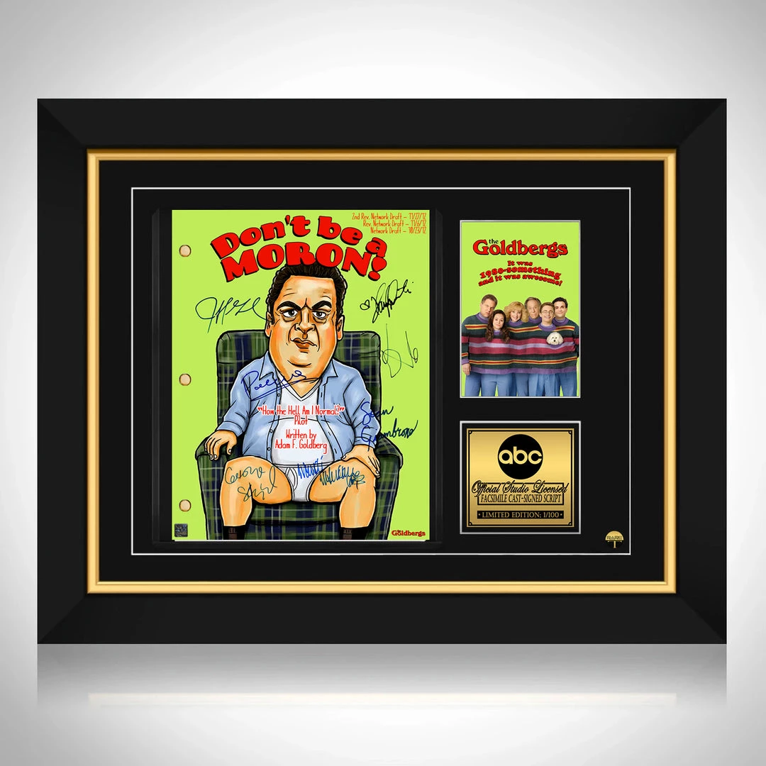 RARE-T The Goldbergs Script Limited Signature Edition Studio Licensed Custom Frame 1 RARE-T The Goldbergs Script Limited Signature Edition Studio Licensed Custom Frame