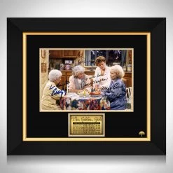 RARE-T The Golden Girls With Betty White Photo Limited Signature Edition Licensed Custom Frame Limited Edition Frames