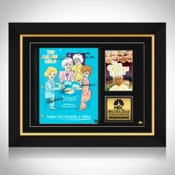 RARE-T The Golden Girls Transcript Limited Signature Edition Studio Licensed Custom Frame Limited Edition Frames