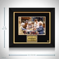 RARE-T The Golden Girls With Betty White Photo Limited Signature Edition Licensed Custom Frame Limited Edition Frames