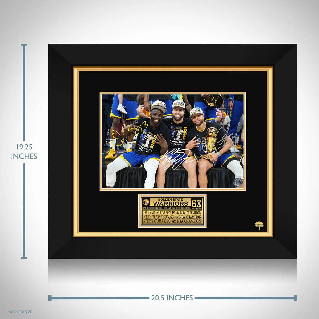 RARE-T Golden States Warriors 2022 NBA Champions Photo Limited Signature Edition Licensed Custom Frame NEW 3 RARE-T Golden States Warriors 2022 NBA Champions Photo Limited Signature Edition Licensed Custom Frame NEW