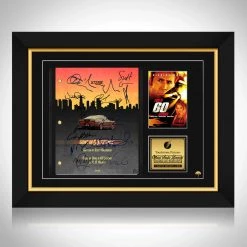 RARE-T Limited Edition Frames Gone In 60 Seconds Script Limited Signature Edition Studio Licensed Custom Frame