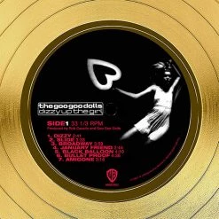 RARE-T Limited Edition Frames Goo Goo Dolls Dizzy Up The Girl Gold LP Limited Signature Edition Studio Licensed Custom Frame