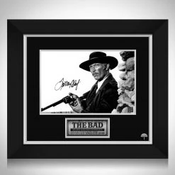RARE-T The Good, The Bad And The Ugly - The Bad Photo Limited Signature Edition Licensed Custom Frame