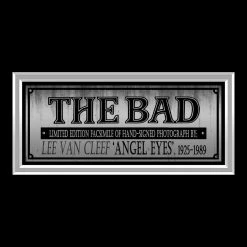 RARE-T The Good, The Bad And The Ugly - The Bad Photo Limited Signature Edition Licensed Custom Frame